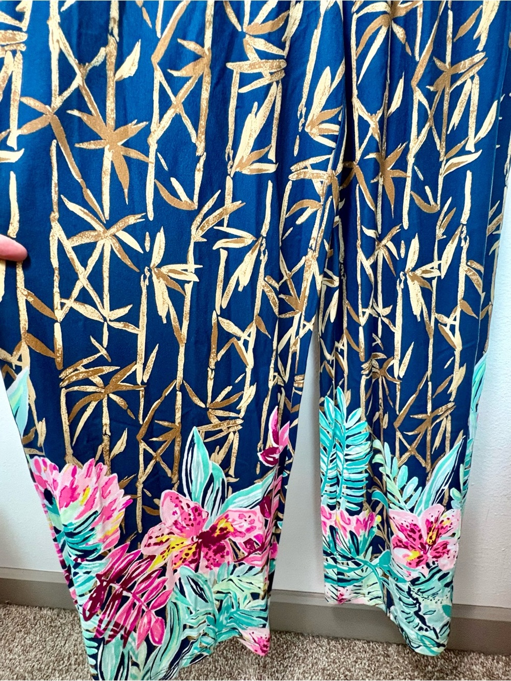 Lilly Pulitzer Women’s Kori Wide Leg Jumpsuit Size XS Sku#192 - Picture 4 of 9
